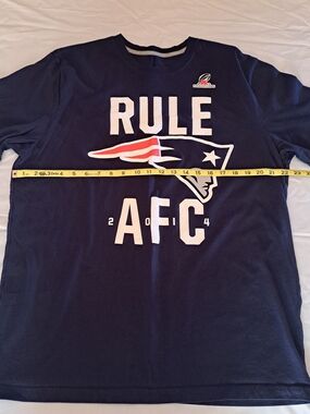 Nike NFL Football New England Patriots 2014 “Rule AFC” Champions XL Shirt SS